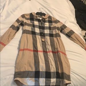 Girls size 14 Burberry nova check tunic